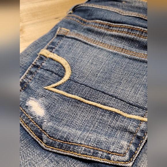 AE | Kick Boots Blue Jeans in Size 10 - Picture 10 of 12